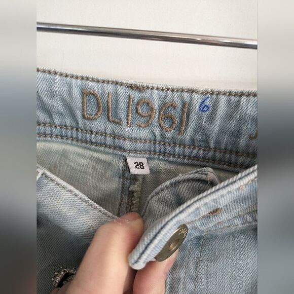 DL1961 Joy  Flare Light blue Denim Jeans - Picture 4 of 6